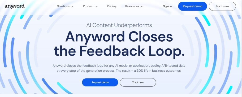 Anyword Home Page