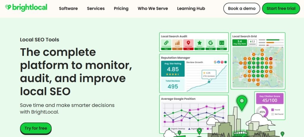 bright local homepage