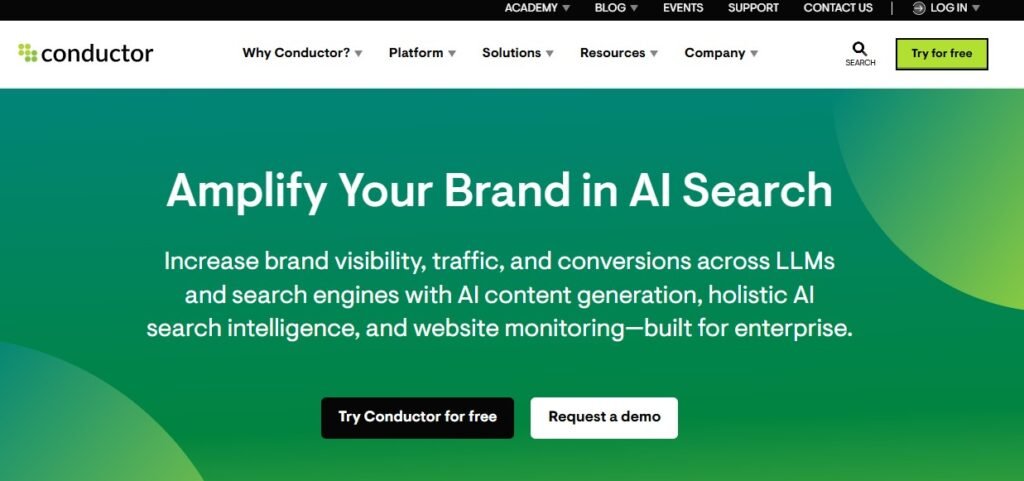 Conductor SEO tool