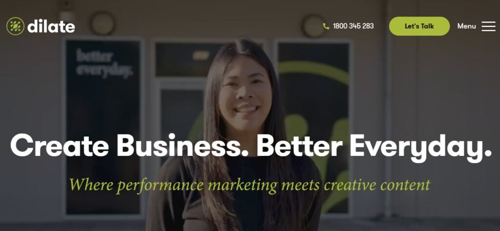 Dilate Digital Homepage