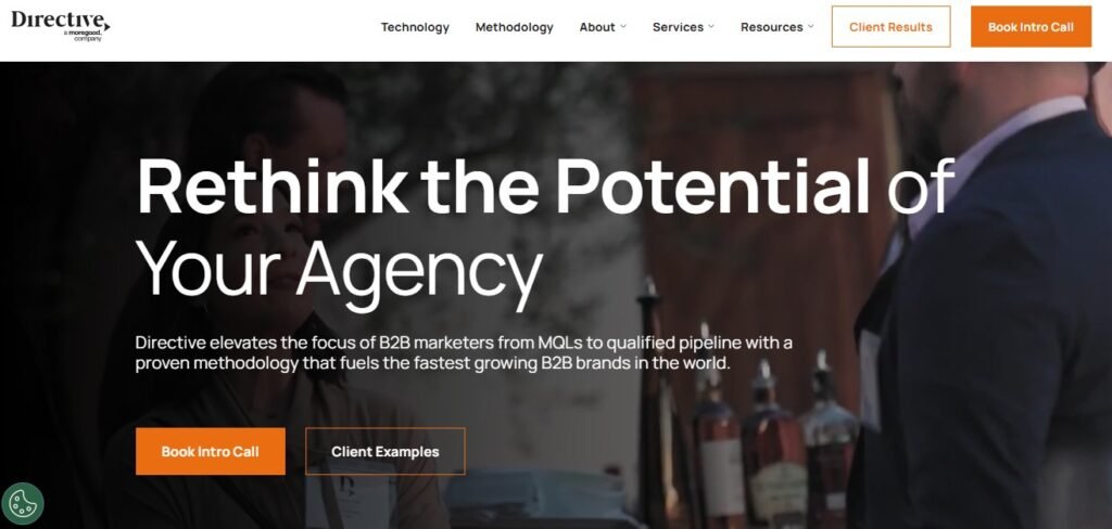 Directive consulting homepage