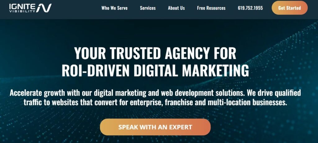 ignite visibility homepage