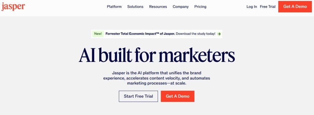 jasper homepage