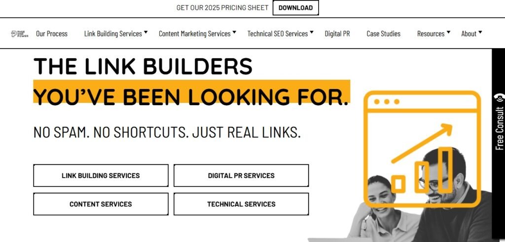 page on power homepage