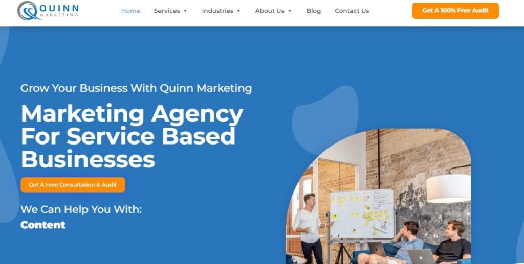 Quinn Marketing Homepage