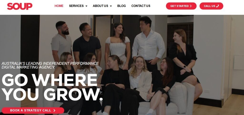 Soup Agency Homepage