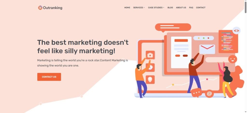 outranking homepage