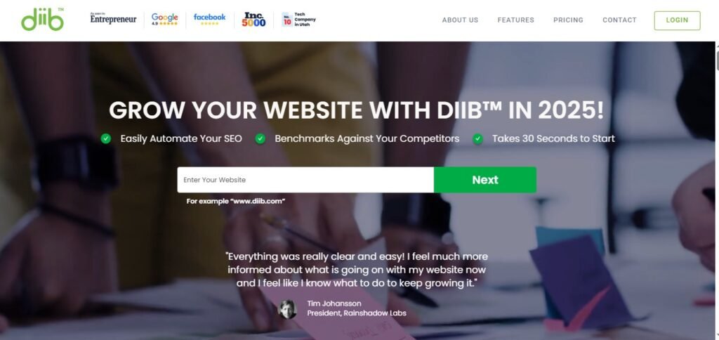 diib homepage