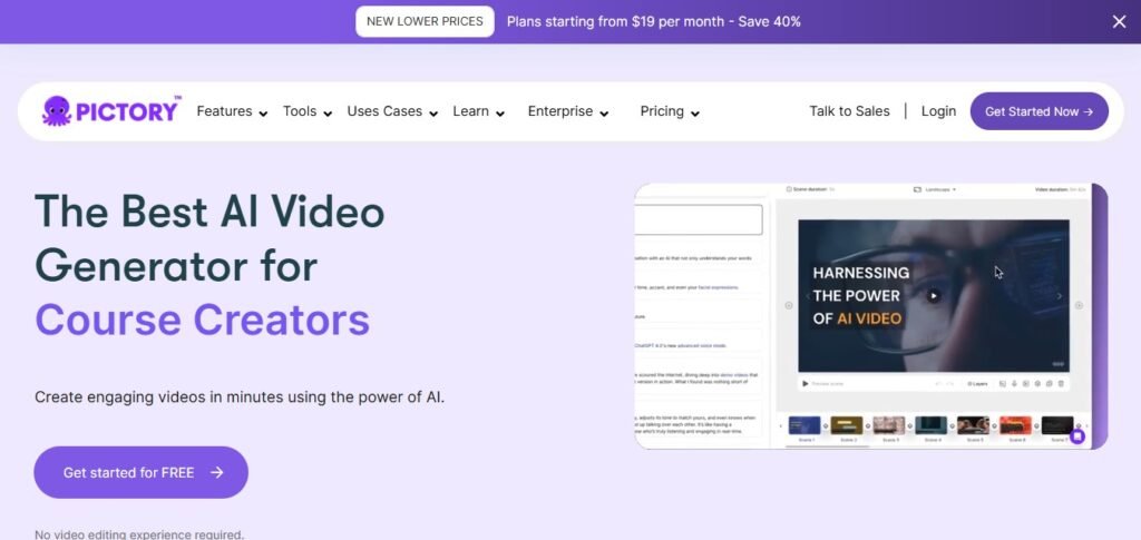 pictory homepage