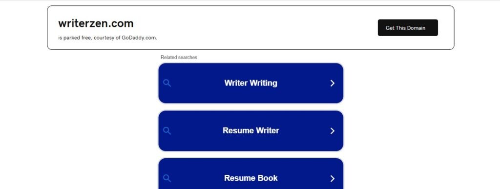 writerzen homepage