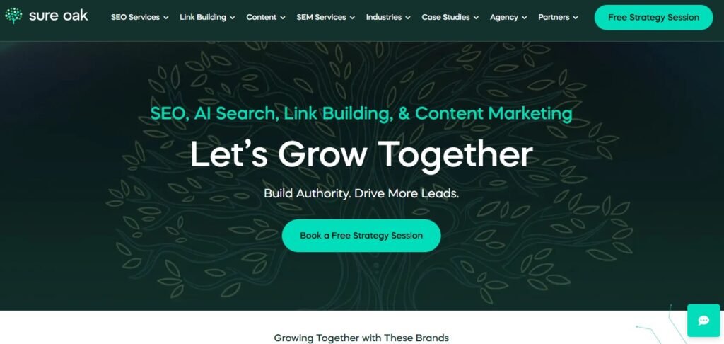 Sureoak homepage