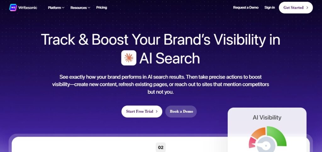 writesonic homepage
